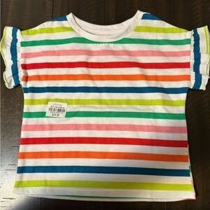 Okie dokie girls summer ruffle sleeve tshirt - NWOT